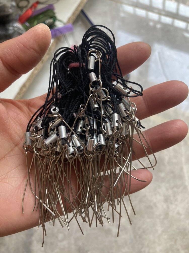 diy 九字针挂绳配件挂绳 软陶橡皮泥彩泥手工粘土作品软陶挂件