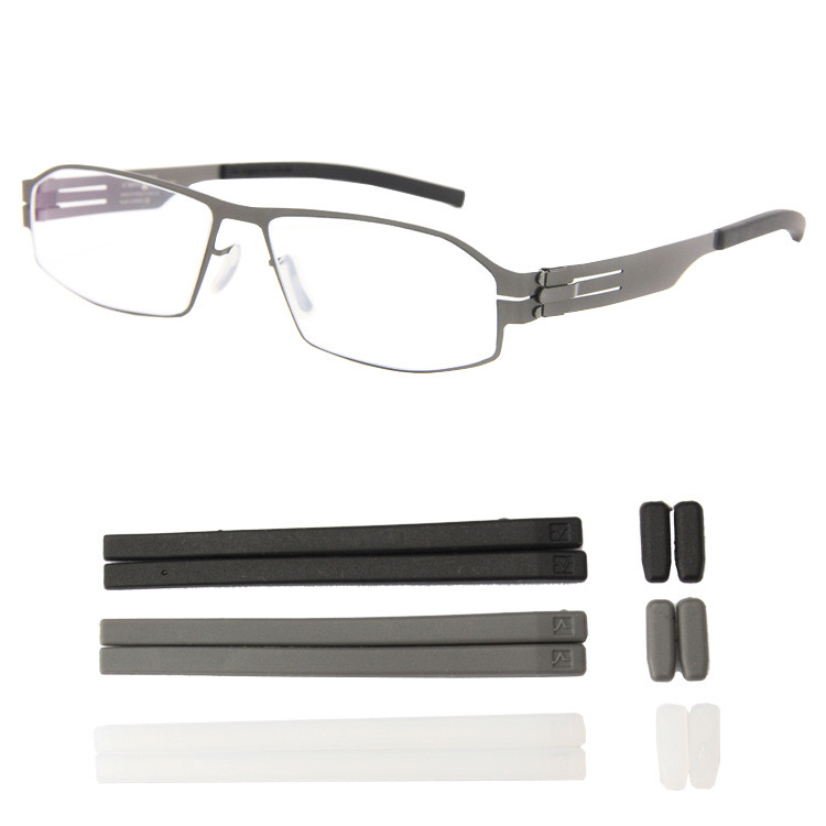 IC眼镜配件鼻托脚套插入式镜腿套鼻托套硅胶软脚套配件