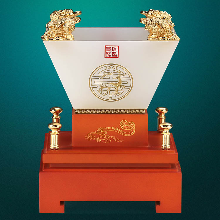 琉璃斗聚宝盆工艺品摆件开业礼品