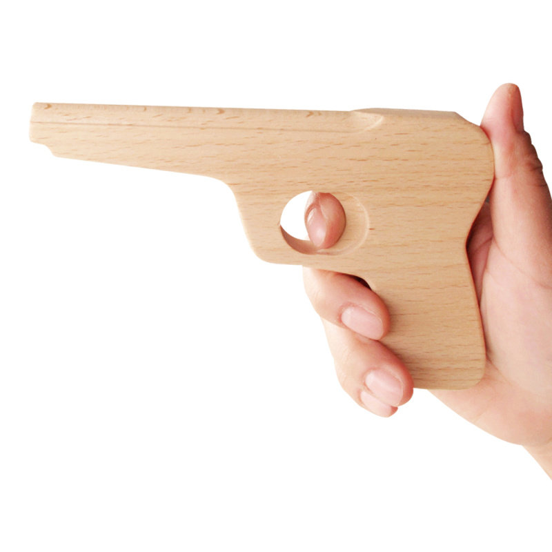 木质手枪手抢儿童玩具怀旧80童年