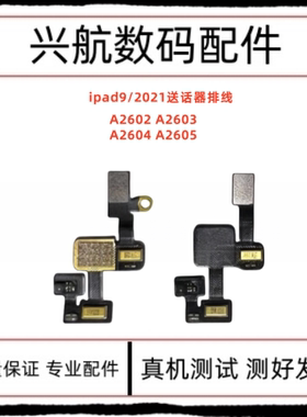 适用ipad9原装送话器排2021麦克风话筒2021插卡版录音排线A2602