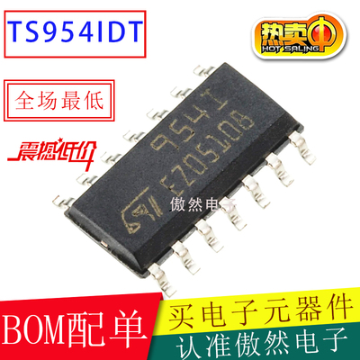 全新TS954IDT TS954ID TS954I TS954 丝印954I 贴片SOP-14 ic芯片