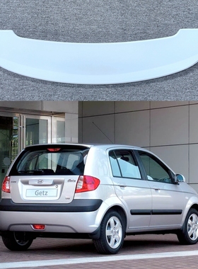 适用于2002-2009款现代Getz尾翼ABS材质扰流板外饰改装后顶翼