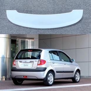 后顶翼 现代Getz尾翼ABS材质扰流板外饰改装 适用于2002 2009款