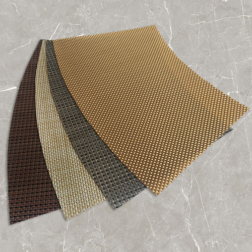 金色扇形餐垫中式餐桌垫餐厅酒店专用西餐垫高级感隔热垫盘垫定制