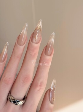 VISION【圣光神谕】高品质猫眼纯手工定制穿戴甲美甲贴片甲型可选