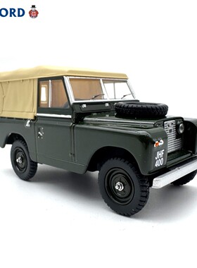 1:43路虎车模发现初代吉普越野车巡逻复古老式合金仿真汽车模型