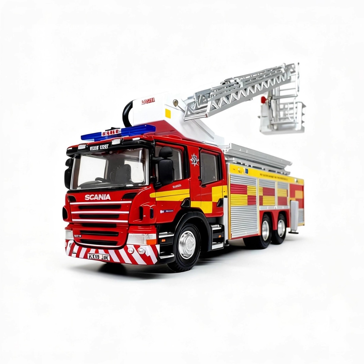 斯堪尼亚云梯泵梯消防车