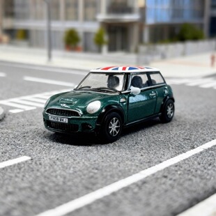 1:76宝马迷你车模minicooper甲壳虫合金仿真收藏静态汽车模型
