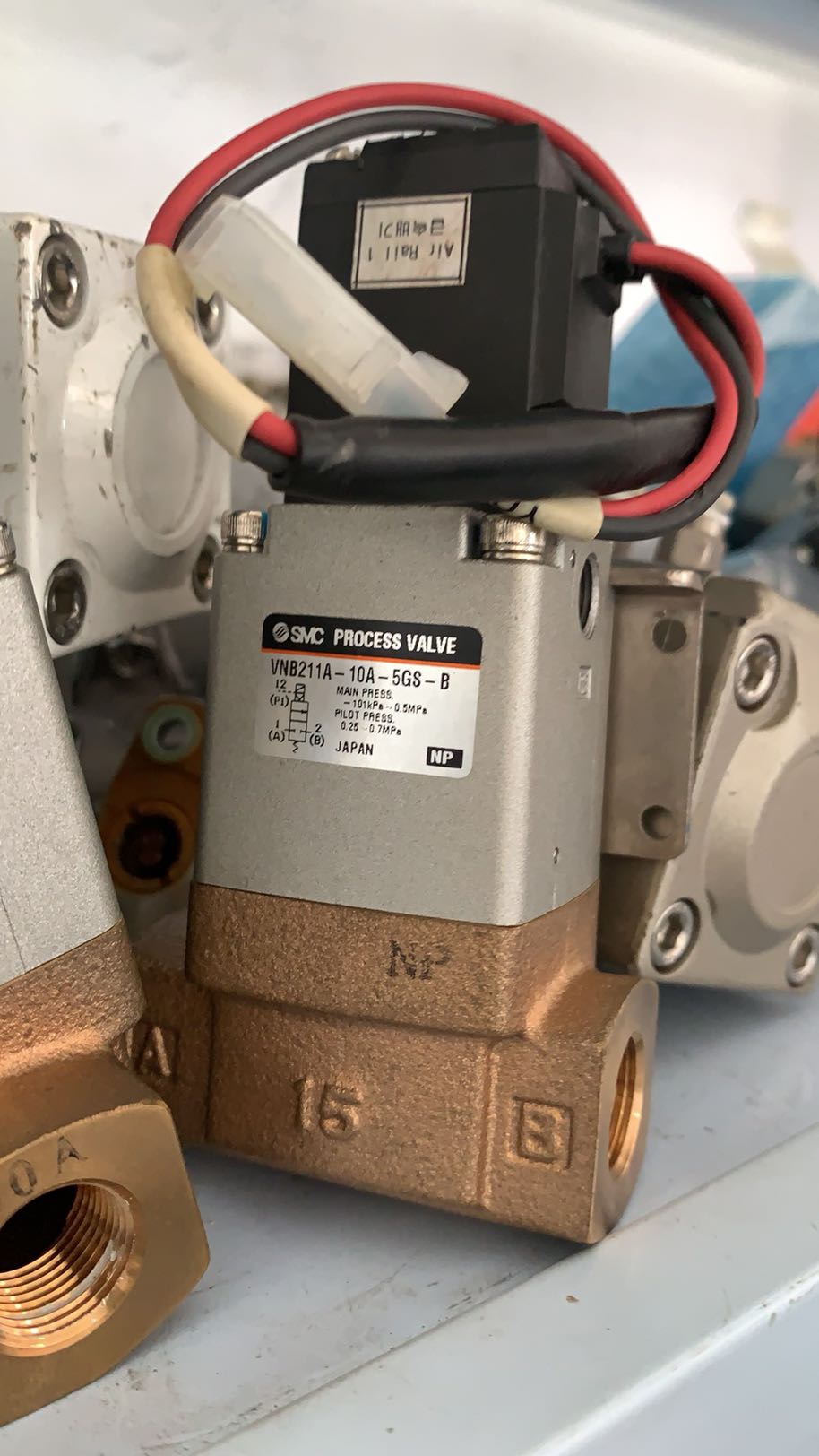 SMC VNB211A-10A-5GS-B 电磁阀 原装正品 9新