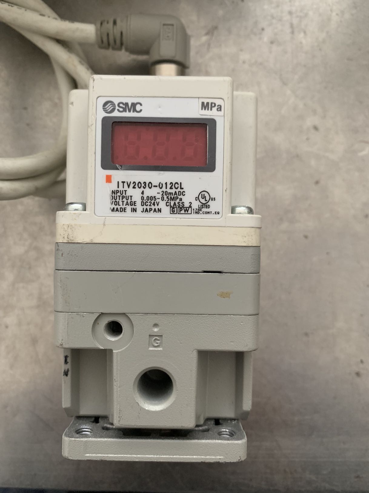 SMC ITV2030-012CL 原装正品 比例阀 拆机 测试完好