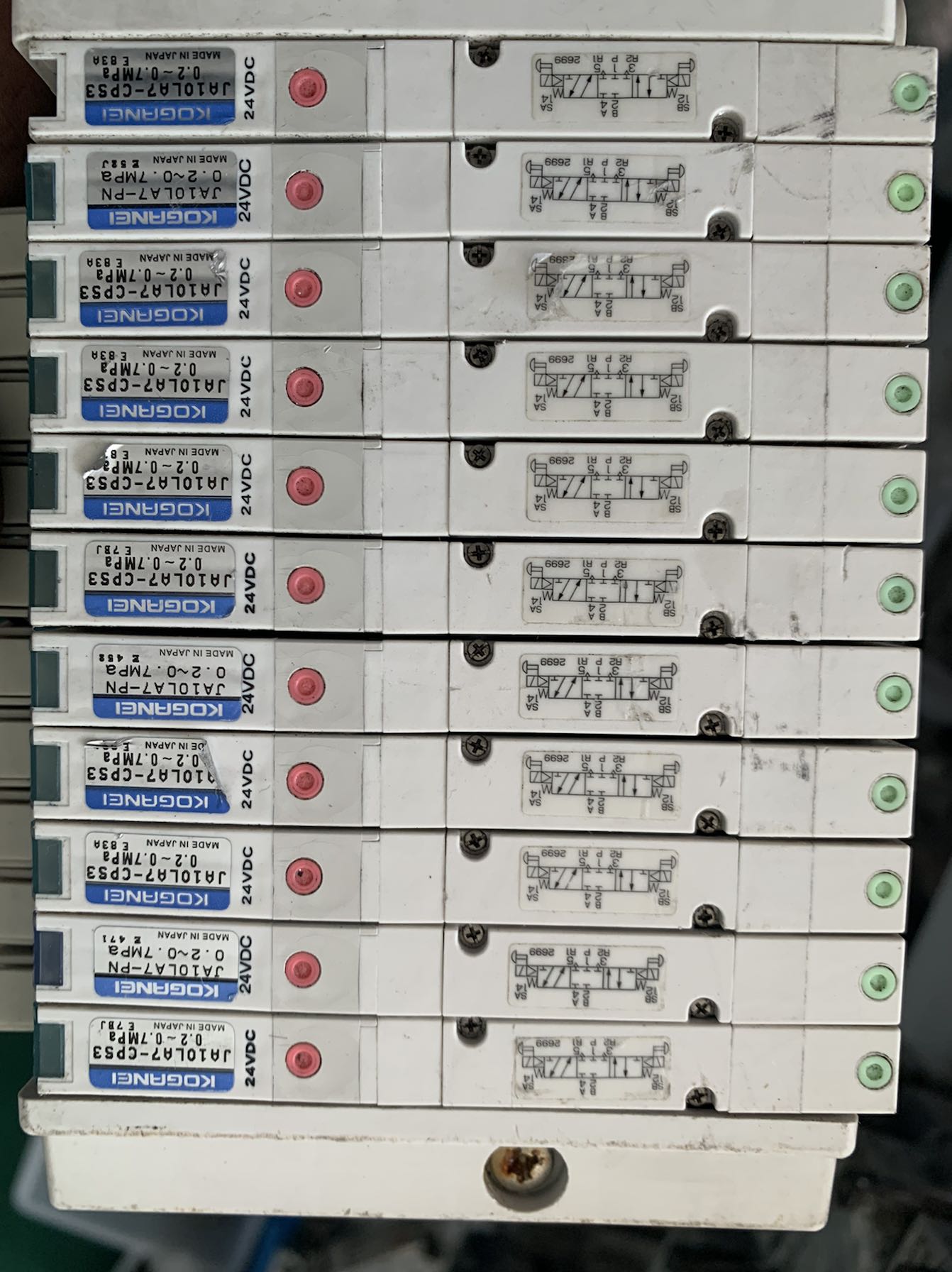 KOGANEI JA10LA7-cp3/PN 电磁阀 中封阀 原装正品 进口拆机