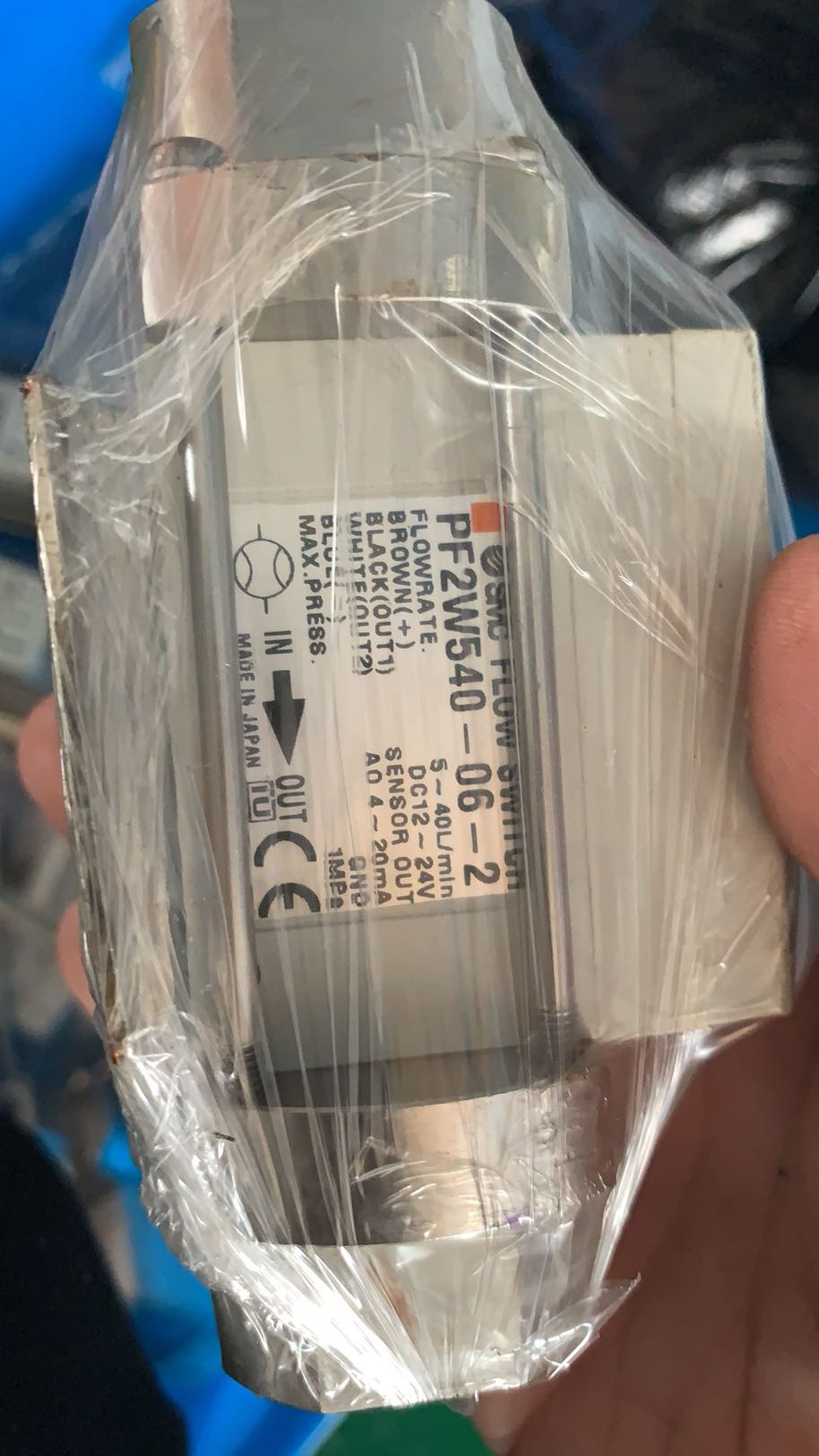 SMC PF2W540-06-2 流量开关 传感器 进口拆机 模拟电流输出信号