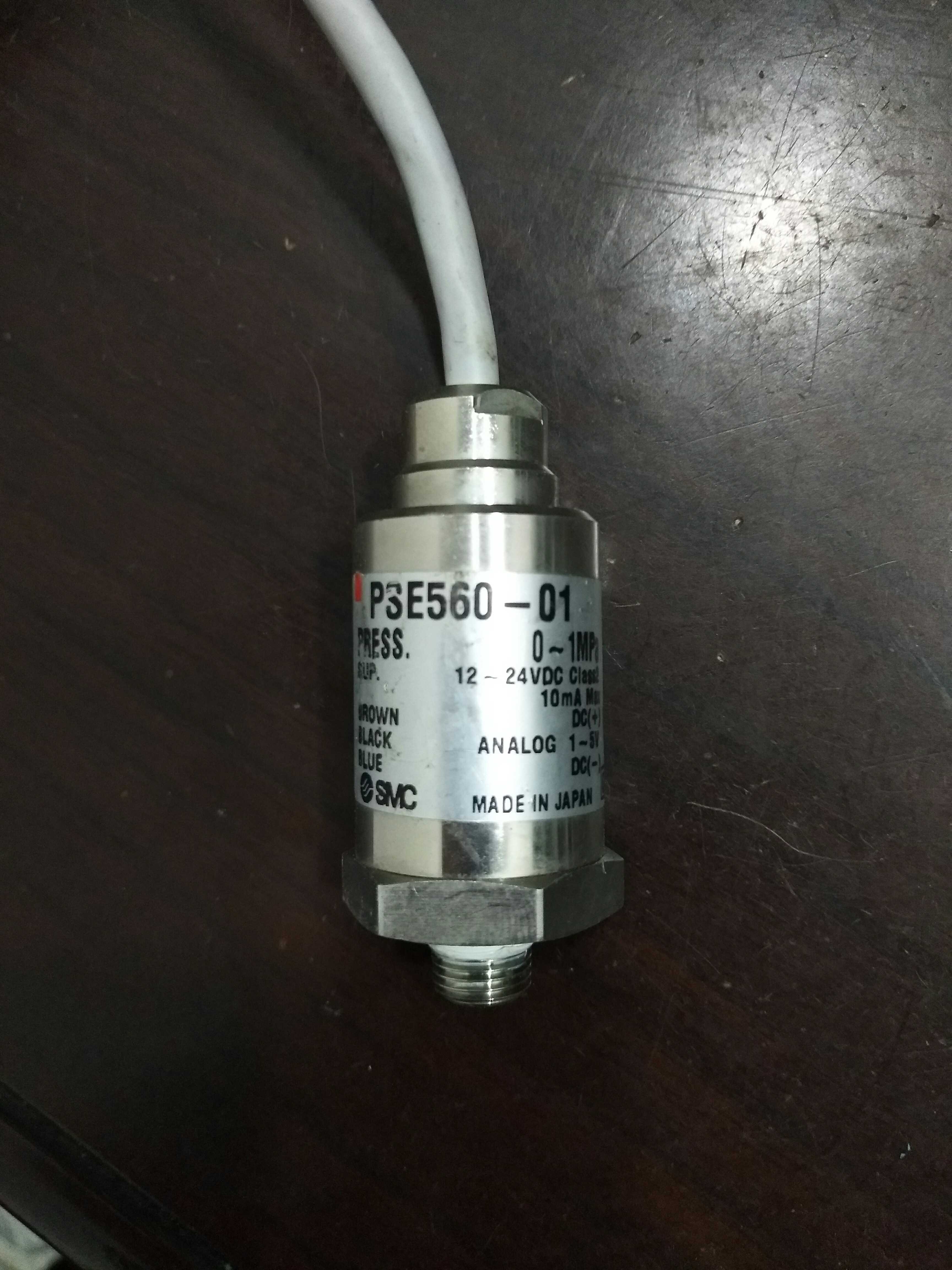 SMC PSE560-01压力传感器 压力开关 进口原装拆机 带插头