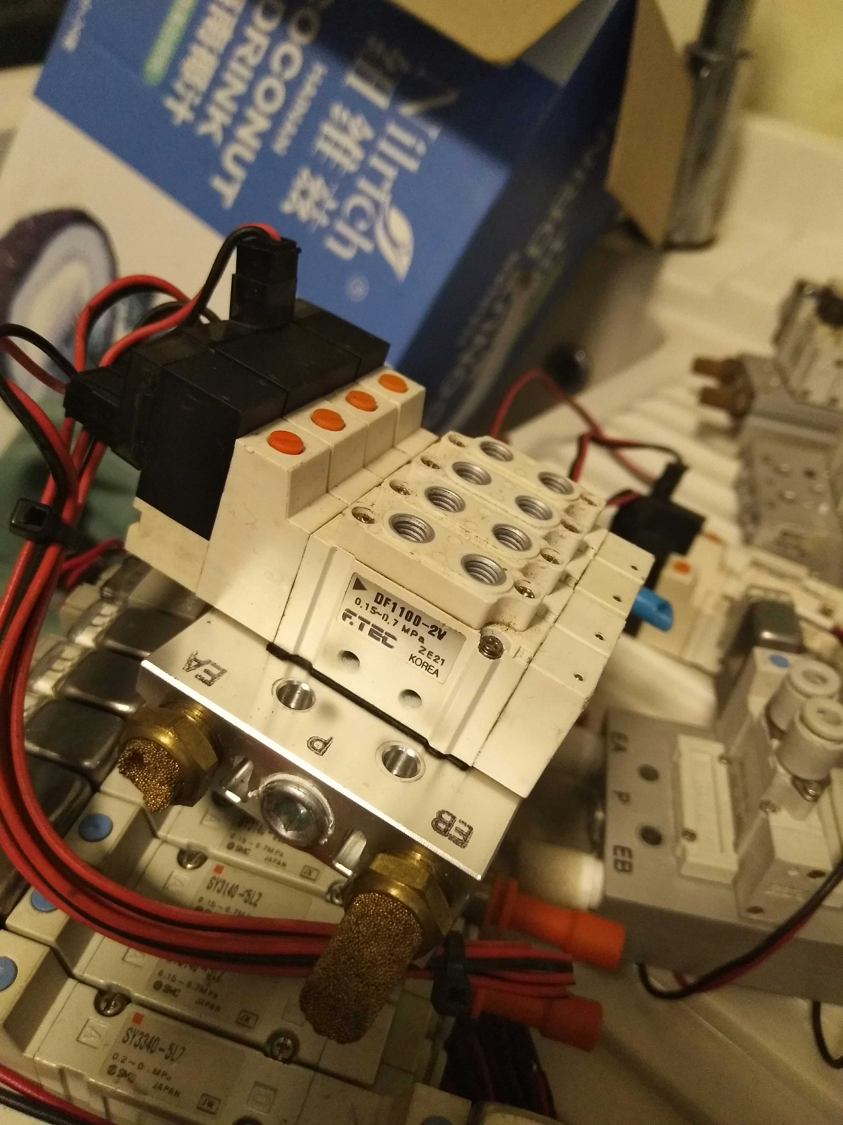 ETEC DF1100-2V 韩国 电磁阀 可替换SMC SY3120 进口拆机 成色好