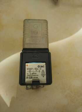 SMC VCW21-5DL-3-02-L-F-Q电磁阀 水蒸气专用电磁阀 DC24 拆机件
