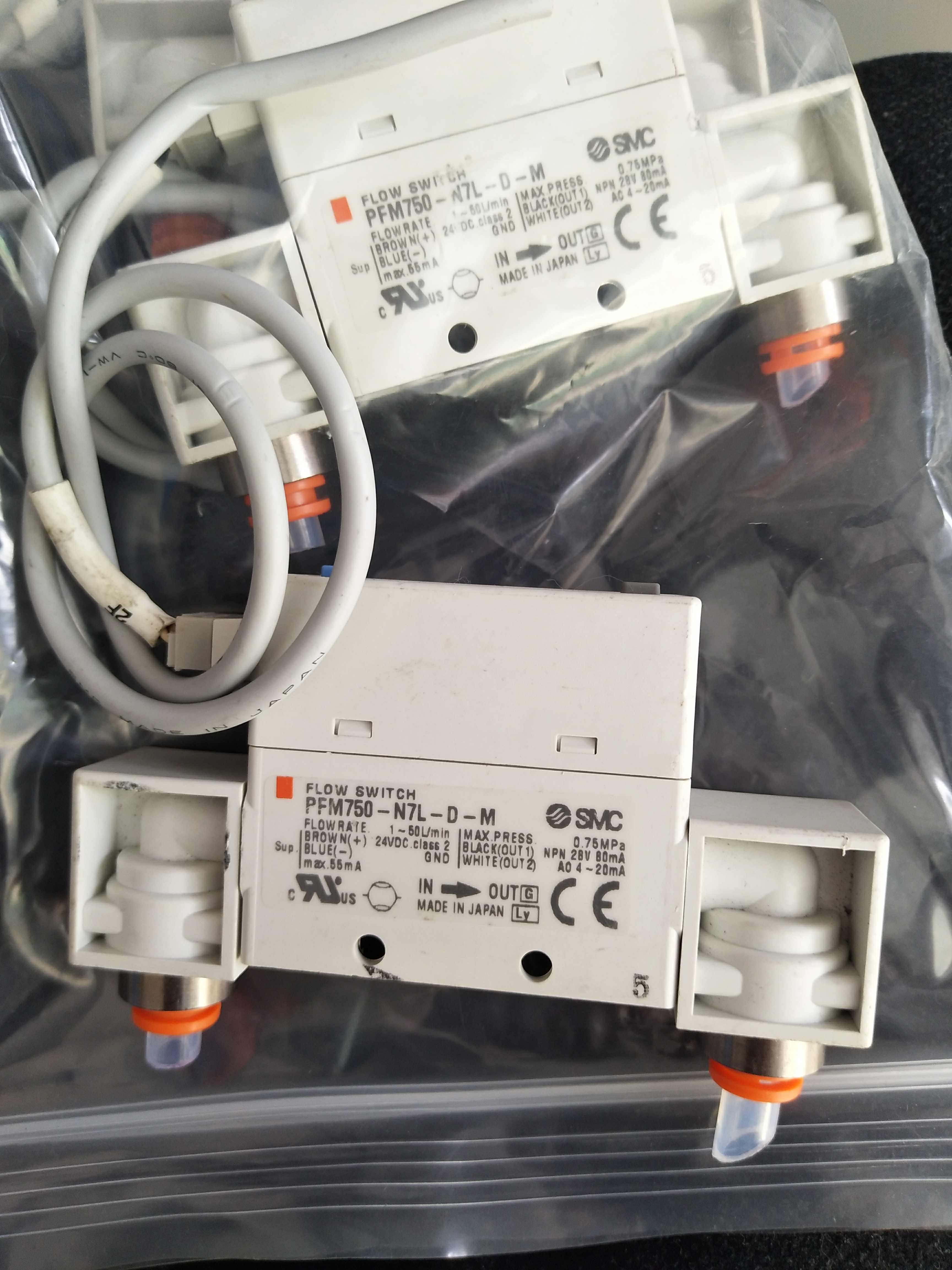 SMC PFM750-N7L-D-M 数显流量传感器 流量计 量程1-50L/min