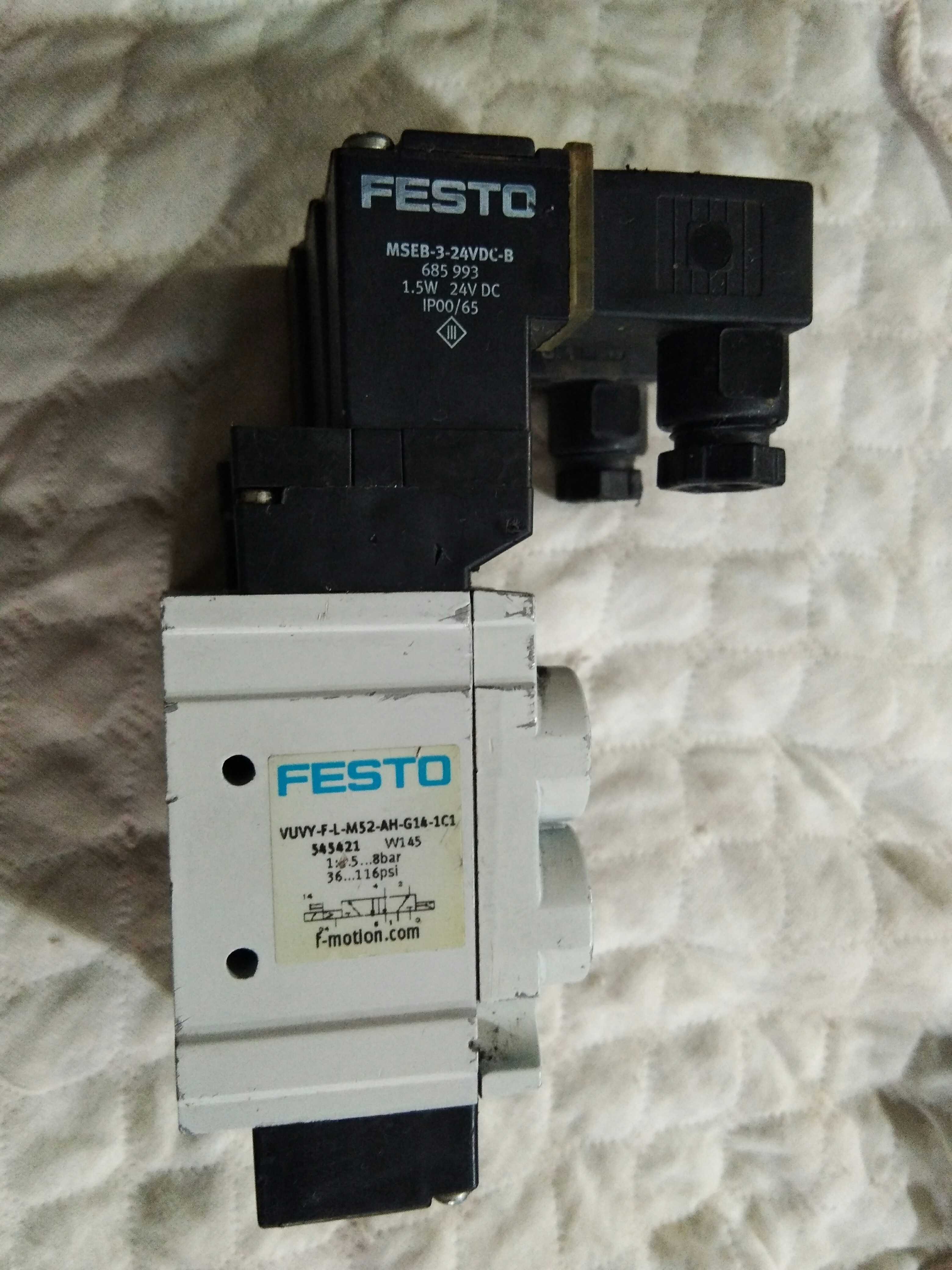FESTO VUVF-F-L-M52-AH-G14-1C1电磁阀 545421 进口拆机件