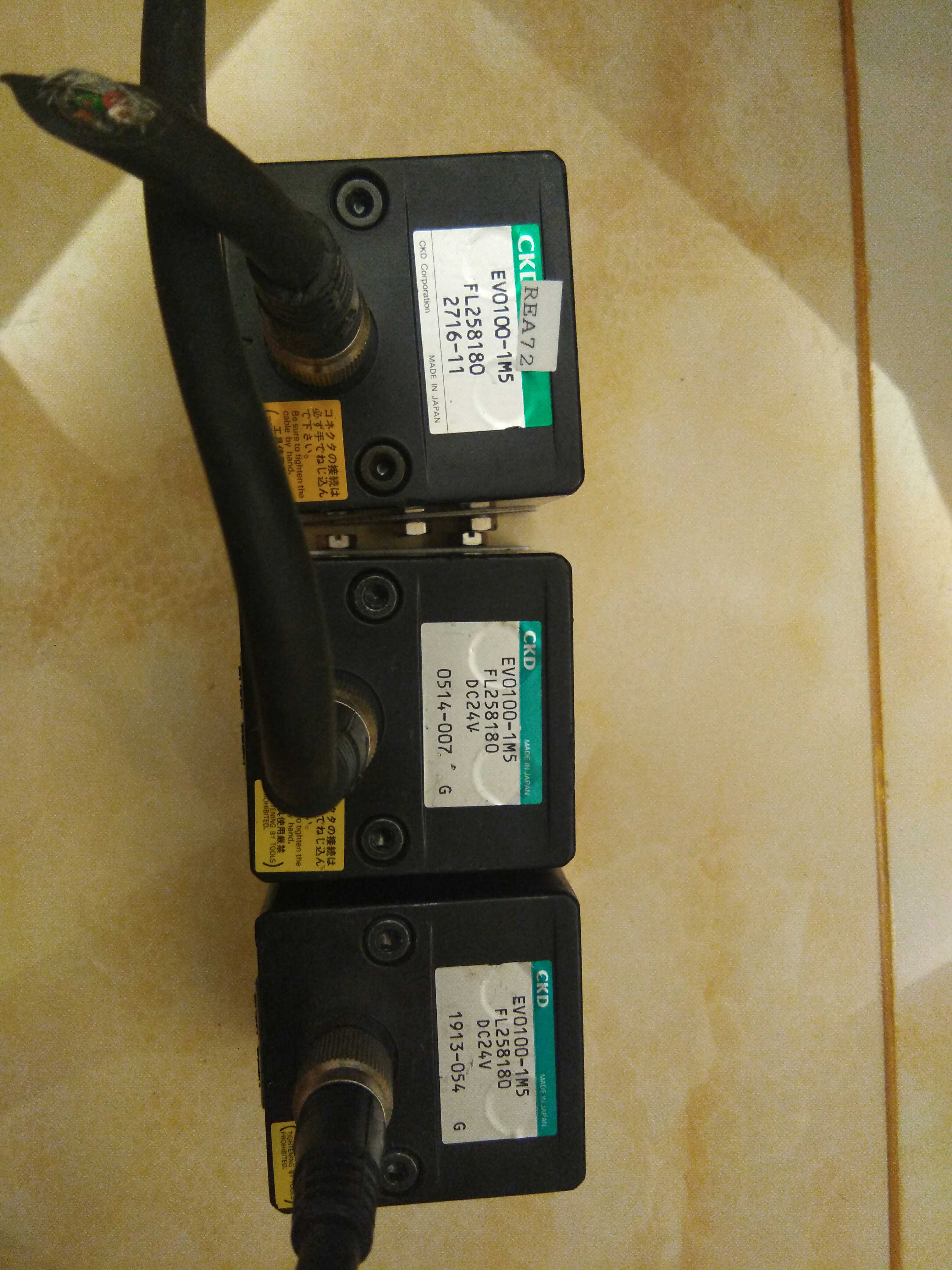 CKD EV0100-1M5 电气比例阀 FL258180 DC24V 九成新