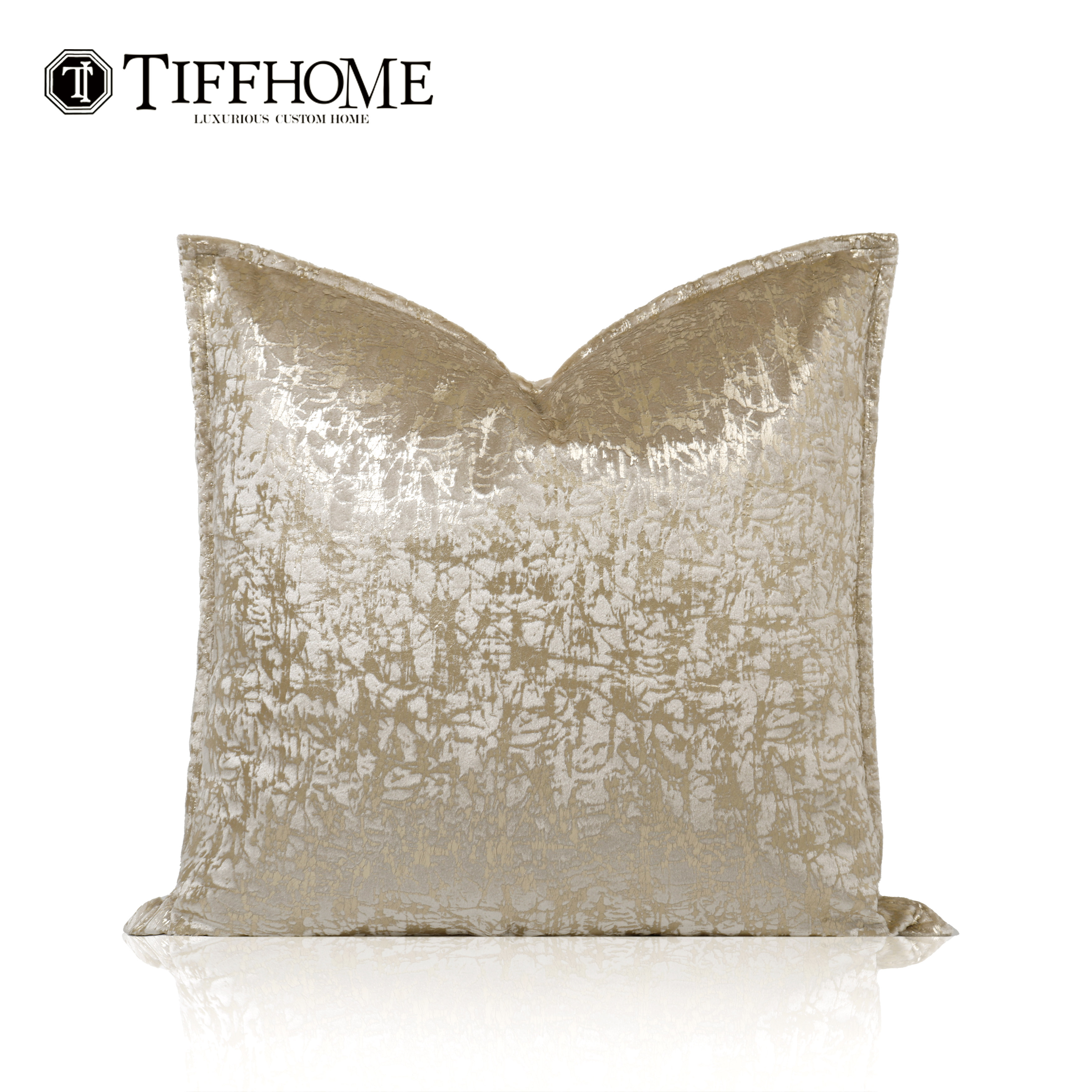 蒂芙家居现代轻奢样板间割绒抱枕绒烫香槟色条纹沙发靠垫酒店方抱,居家布艺,靠垫/抱枕,淘宝优惠券,粉丝福利购,淘宝优惠卷