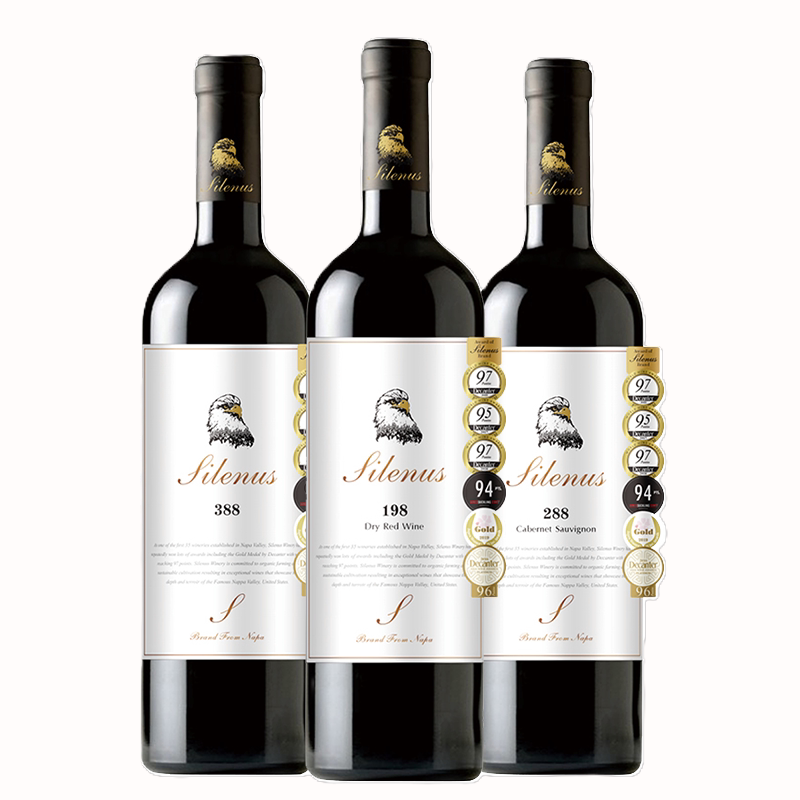 【1919酒类直供】赛鹰赤霞珠干红葡萄酒198/288/388   750ml单瓶