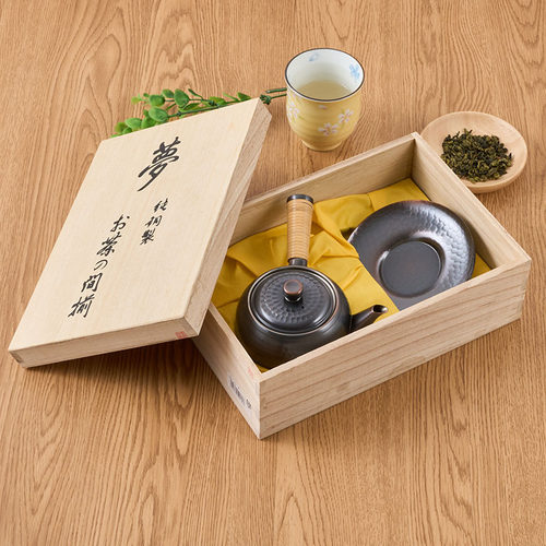 锤目纹茶壶铜日本原装进口手工