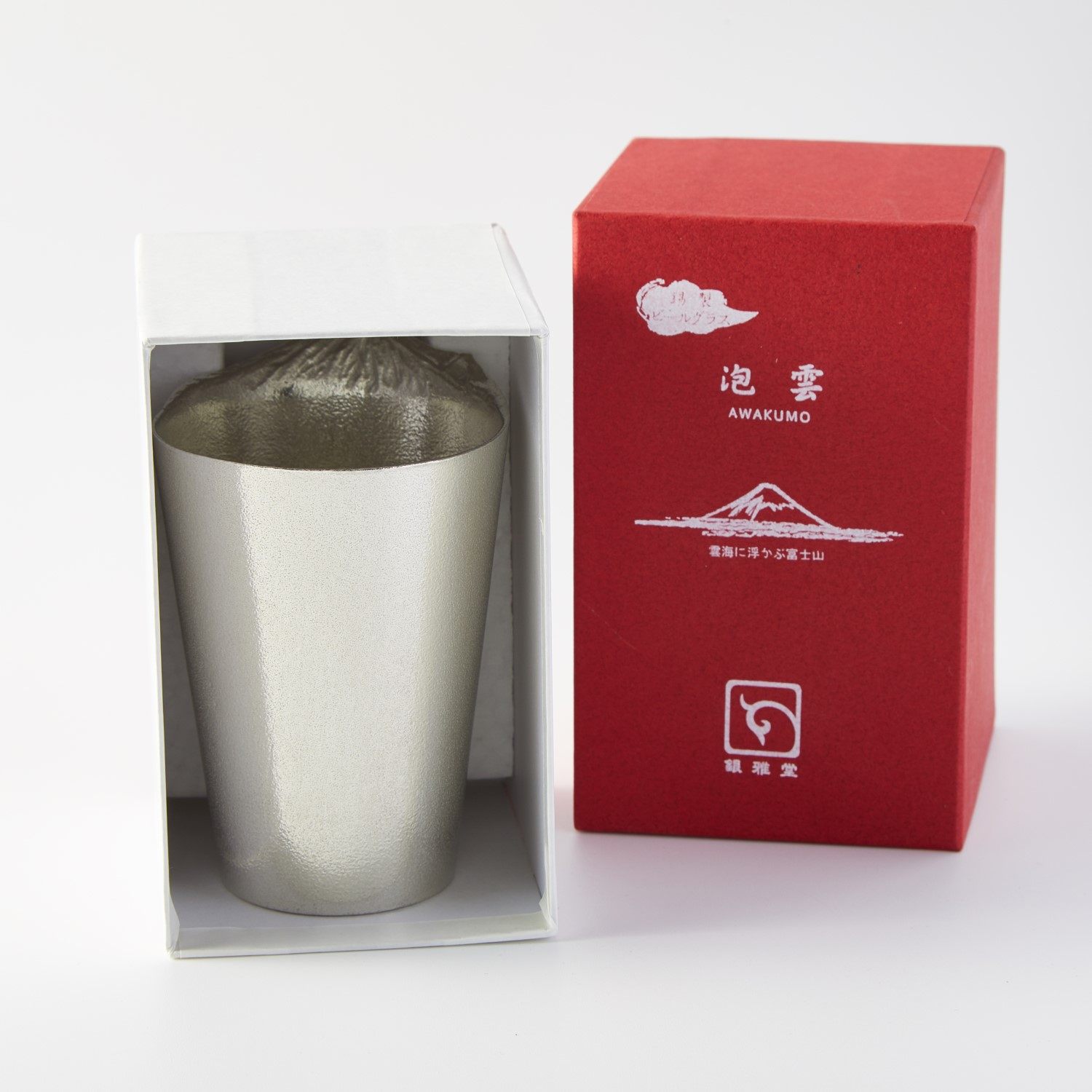 cocostyle原装进口日本银雅堂出品纯锡制酒具烧酒杯啤酒杯锡杯