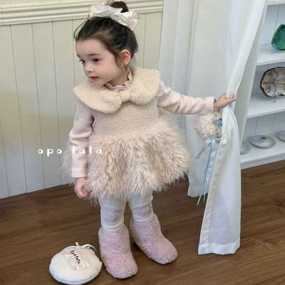 25秋加绒打底衫打底裤连衣裙