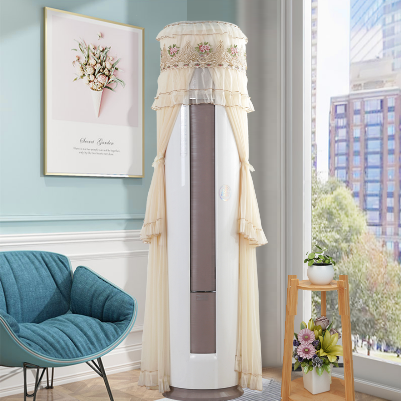 立式圆形开机不取圆柱空调防尘罩