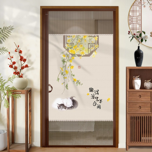 防蚊门帘家用春夏季防猫抓侧开门