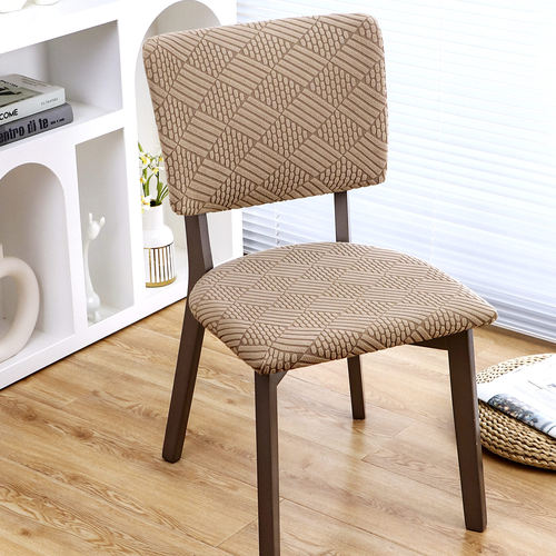 弹力全包分体式方形靠背椅子套罩防尘罩2025年高级四季通用餐椅套