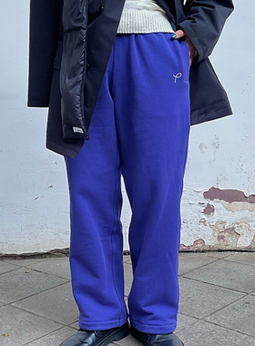 PROPER定常 重磅针织直筒卫裤（紫色） | triplemajor