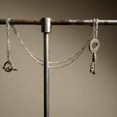 Gladhand 钥匙造型银制项链 triplemajor