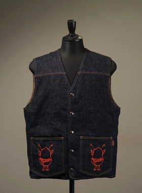 Weirdo 牛仔工装马甲 | triplemajor