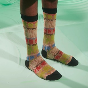 Henrik Vibskov 插画图案袜子 | triplemajor