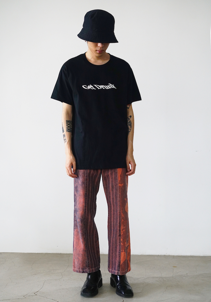 BREAD002GetDrunk印花图案T恤