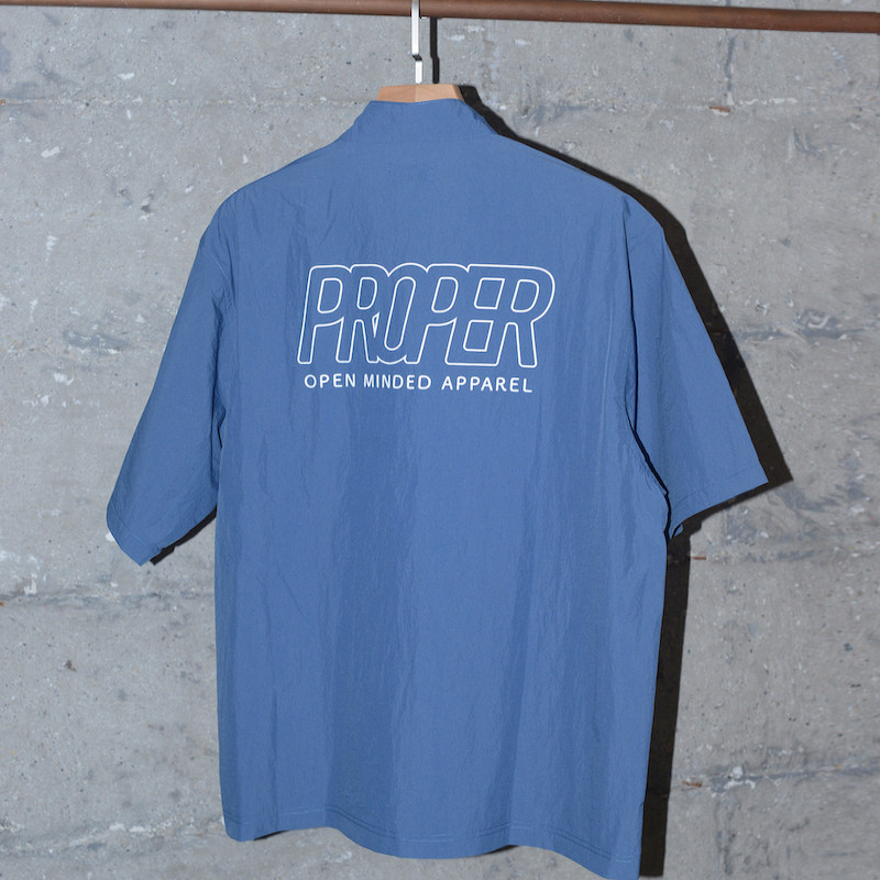 PROPER拉链短袖夹克（浅蓝色）