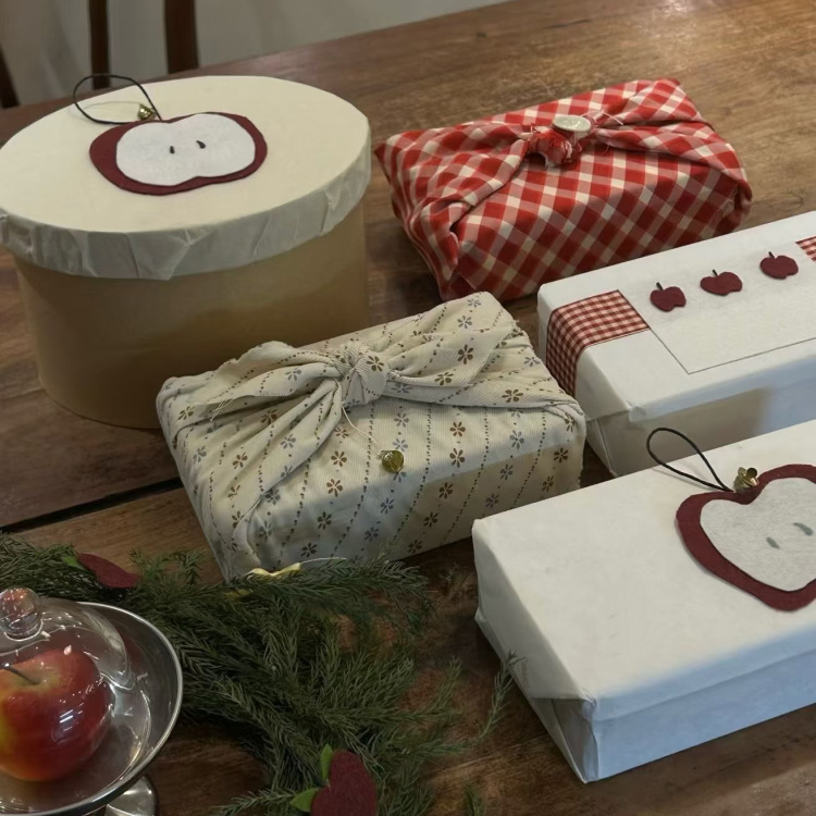 圣诞节包装盒礼盒烘焙手提阿胶糕饼干糖果盒苹果伴手礼品盒