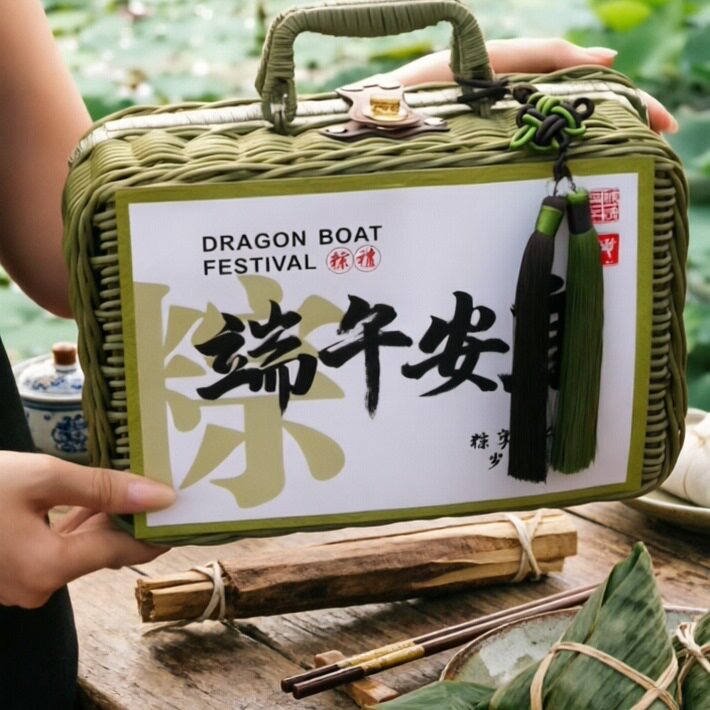 粽子礼盒空盒2026端午节礼品鲜肉蛋黄长粽咸鸭蛋包装盒高档手提箱