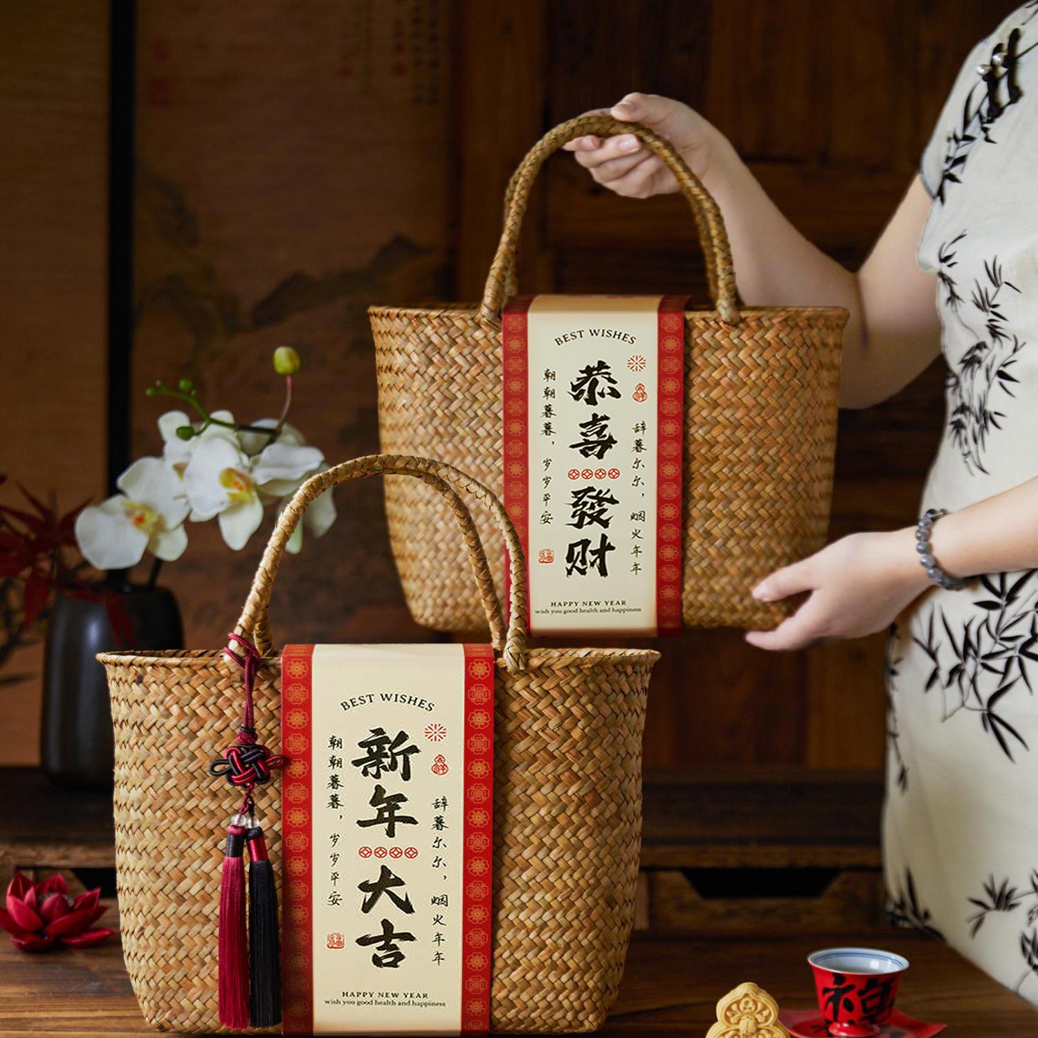 2026马年新年礼盒包装春节送礼礼品盒定制酒店坚果年货礼盒包装盒