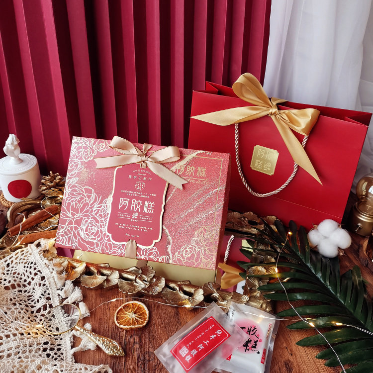 500克红色銮金固元膏阿胶礼盒包装盒250克手工阿胶糕包装阿胶礼盒,厨房/烹饪用具,点心包装盒/包装袋,淘宝优惠券,粉丝福利购,淘宝优惠卷