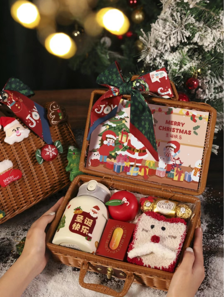 圣诞饼干包装盒苹果盒圣诞饼干包