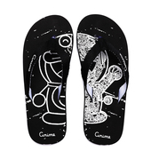 外穿休闲户外透气日常新款 拖鞋 男人字拖夏季 防滑耐磨印花沙滩凉拖