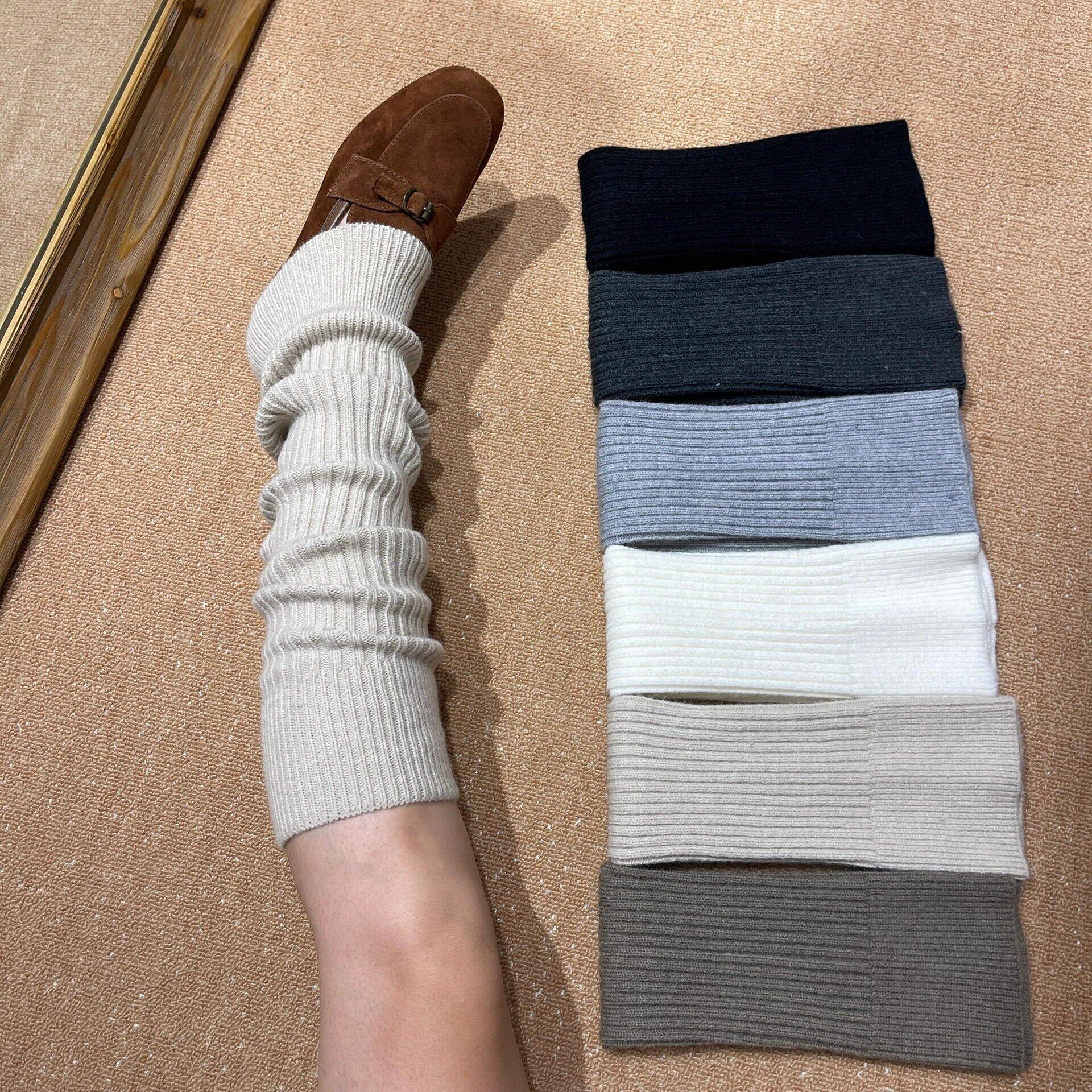 强烈的复古感袜套！属于秋冬的色彩浪漫～y2k针织竖纹小腿堆堆哇,女士内衣/男士内衣/家居服,中筒袜,淘宝优惠券,粉丝福利购,淘宝优惠卷