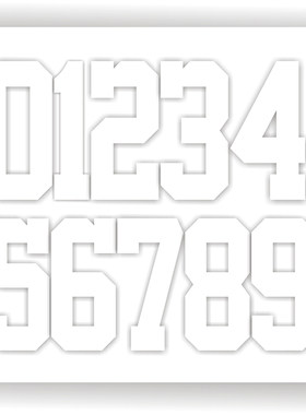 准者号码体定制烫画球服印字印号