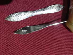 沈嘉记银饰99纯银发饰摆件老太太牛乌头簪子两件套复古饰品收藏品