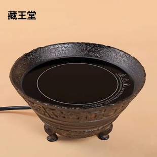 纯手工砂铁电陶炉铁壶烧水静音电陶炉家用小型煮茶器日式铁壶茶炉