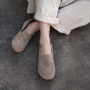 Artmu阿木麦穗内增高女鞋两穿单鞋女真皮乐福鞋2026年超火的鞋子