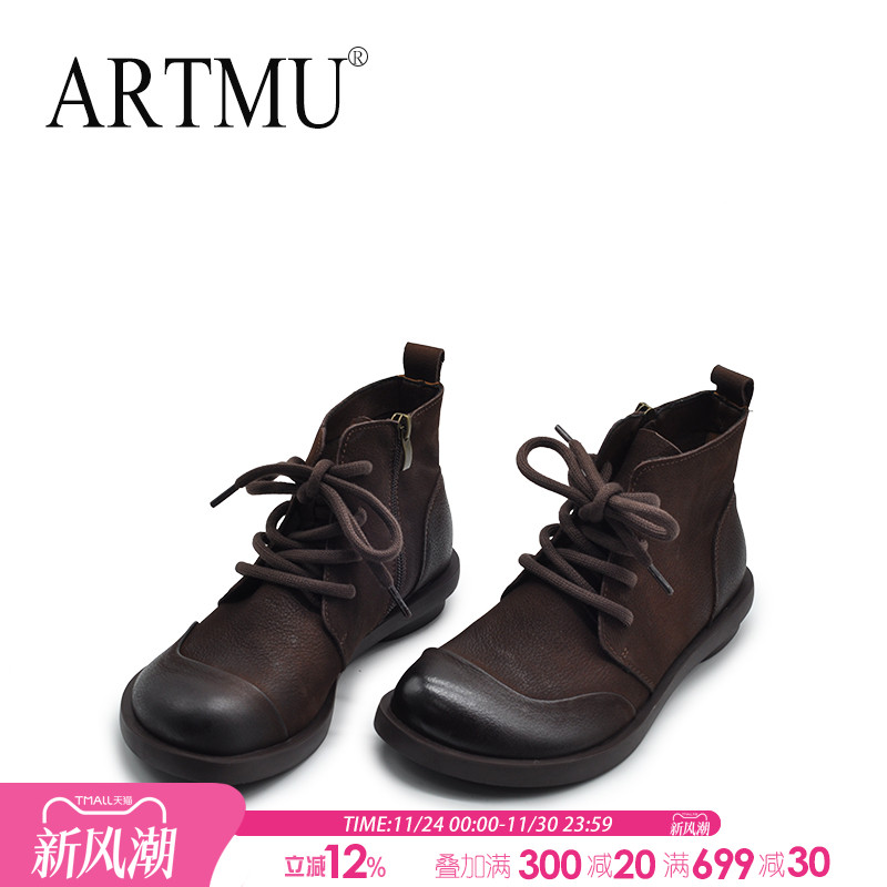 复古马丁靴女短靴女春秋单靴