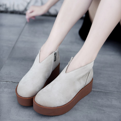 Artmu阿木原创新款厚底松糕女鞋